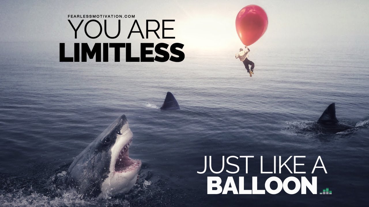 Youll-never-be-GREAT-if-you-believe-in-LIMITS-Balloon-Concept-Motivational-Video